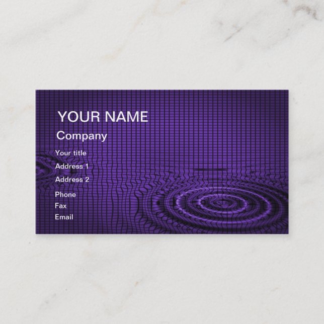 Um cartão de visita de abstrato para você personal (Frente)