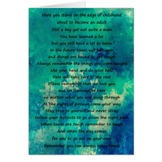 Um cartão para o nosso filho