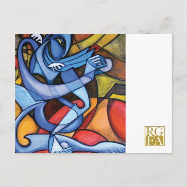 Um Cartão Postal Azul (Frente)