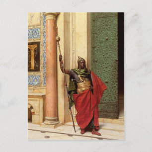 Um cartão postal da Guarda Nubiana