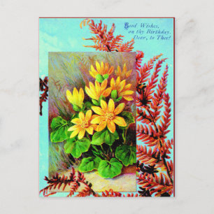 Um cartão postal de aniversário para você!