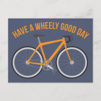 Um Cartão Postal de Bicicleta de Bicicleta de Bici