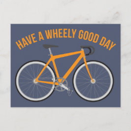 Um Cartão Postal de Bicicleta de Bicicleta de Bici