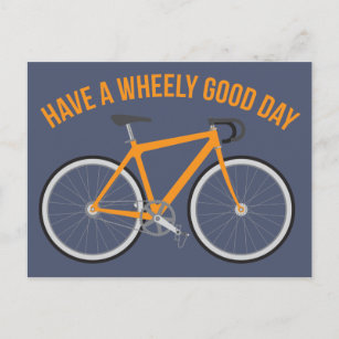 Um Cartão Postal de Bicicleta de Bicicleta de Bici