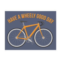 Um Cartão Postal de Bicicleta de Bicicleta de Bici