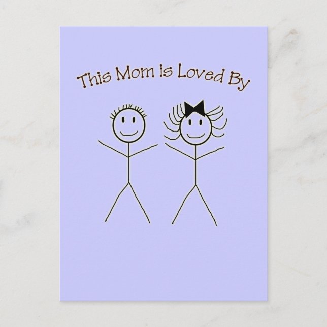 Um cartão postal para a mãe (Frente)