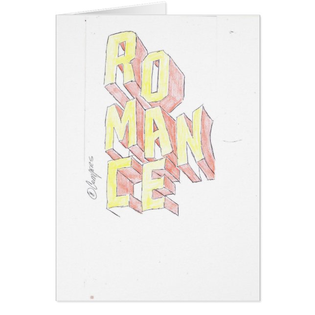 Um Cartão Romance (Frente)