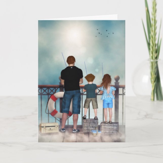 Um cartão verde "Oceano de Tenderness" (texto) (Frente)