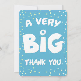Um Cartões de agradecimentos Muito Grande De Mim