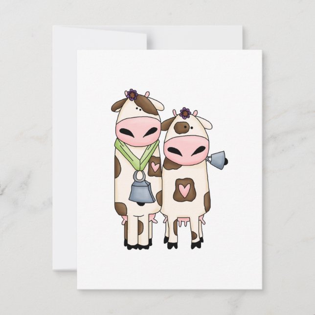 um casal de vacas fofinhas (Frente)