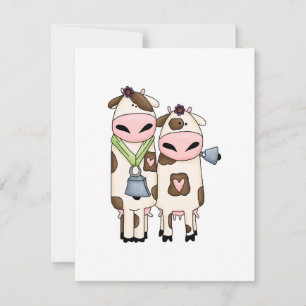 um casal de vacas fofinhas