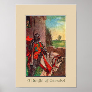Um Cavaleiro de Camelot Art Impressão