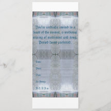 Um Cavaleiro para Lembrar - convites medievais