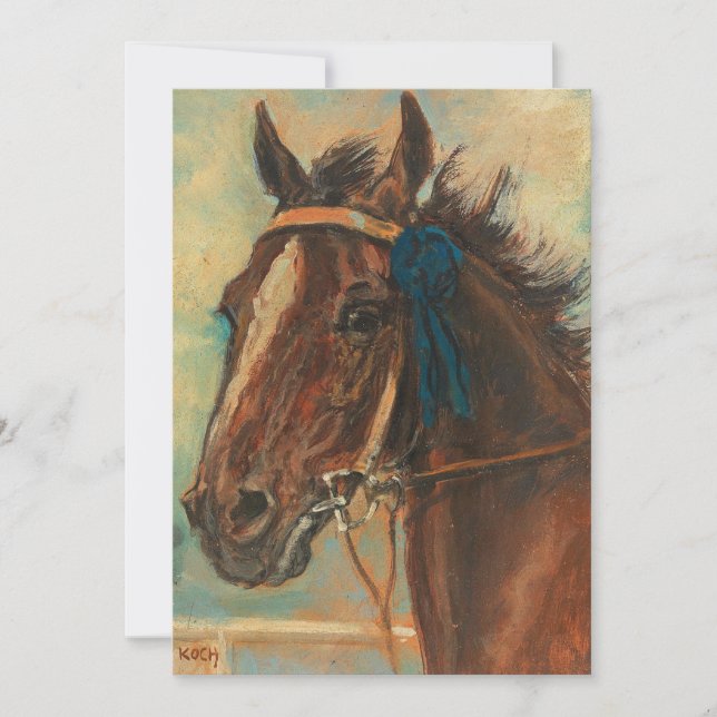 Um cavalo vencedor | Ludwig Koch (Frente)