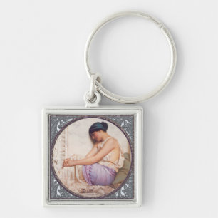 Um chaveiro Grecian da menina