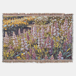 Um cheio de campo de flores - Jogar cobertor