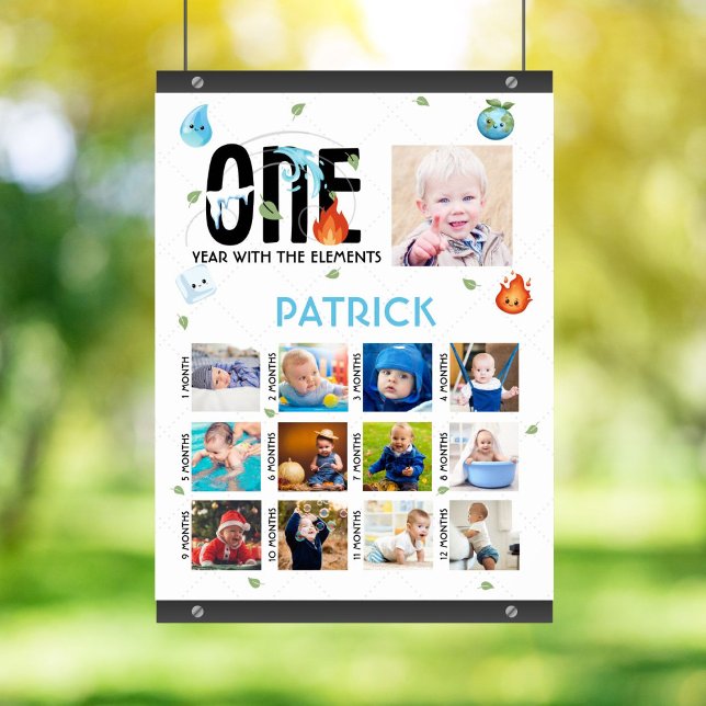 Um Com Elementos, Poster De Primeiro Ano (Criador carregado)