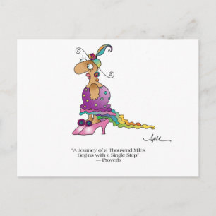 Um Começo de Jornada Cartão postal por April McCal