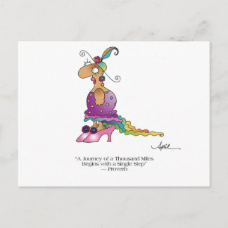 Um Começo de Jornada Cartão postal por April McCal