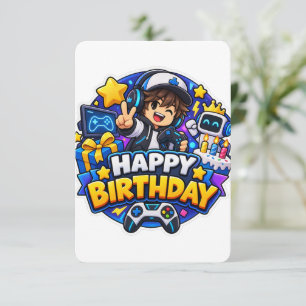 Um convite de aniversário agradável