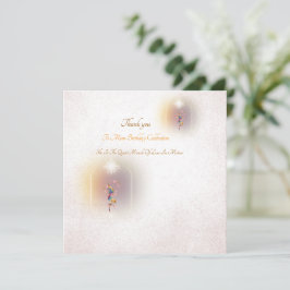 Um convite de aniversário de uma mãe de comemoraçã