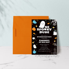 Um Convite de Aniversário do Cara de Spooky