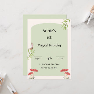 Um convite de aniversário mágico