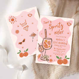 Um Convite de aniversário mais velho do Spritz