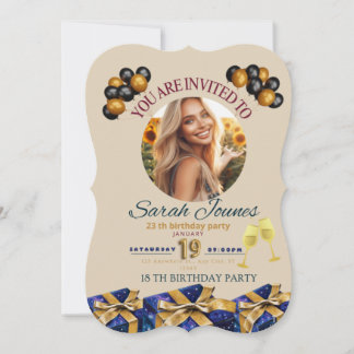 Um convite de aniversário que agrada a todos em co