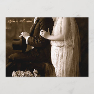 Um Convite de Casamento dos Anos 1920