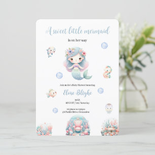 UM CONVITE DE FUSÃO DE BABYSHOWER DE FUSÃO DOCE