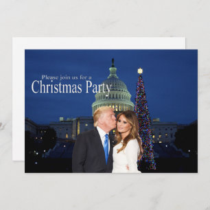 Um convite de Natal de Donald e Melania