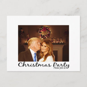 Um convite de Natal de Donald e Melania