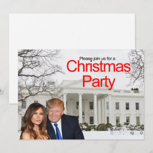 Um convite de Natal de Donald e Melania