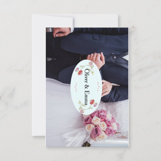 Um Convite Para Chás de casamento (Frente)
