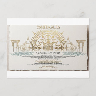 Um Convite Sagrado - Bênção do Yantra da Tartaruga