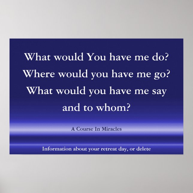 Um curso em poster de milagres, arte de citação es (Frente)