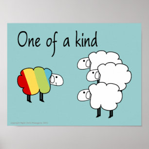Um de um poster amável de Sheepy