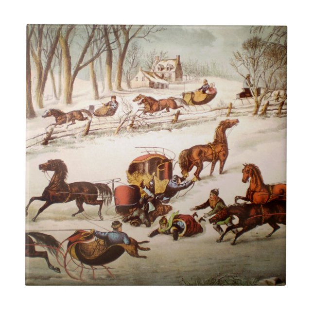 Um Derramar no Azulejo da neve (Frente)