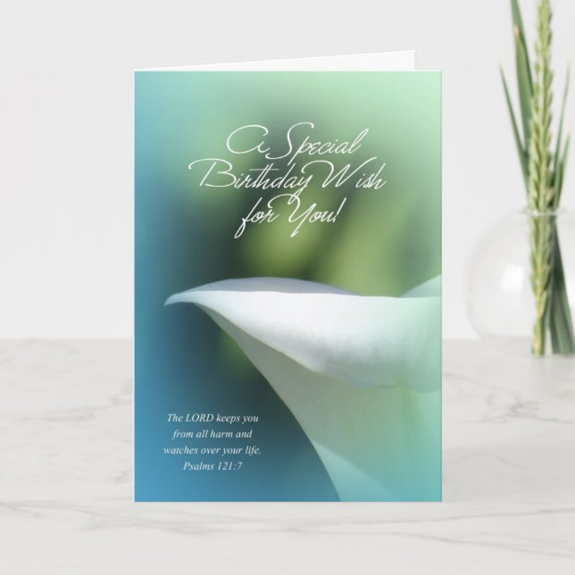 Um desejo especial do aniversário para você cartão (Frente)
