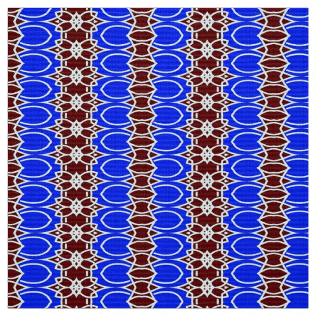 Um design clássico de tecido floral colorido (Modelo)