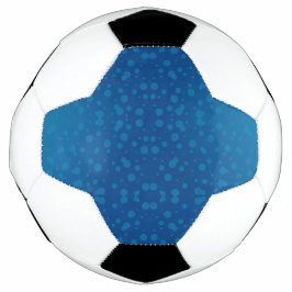 Um design de bola de futebol com preto e branco