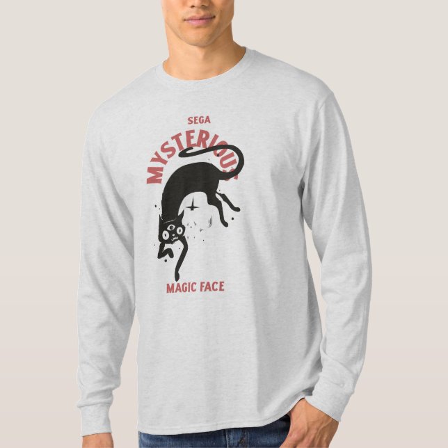 Um design de camiseta cativante com um místico (Frente)