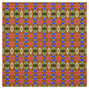 Um design de impressão colorido de tecido de vinta