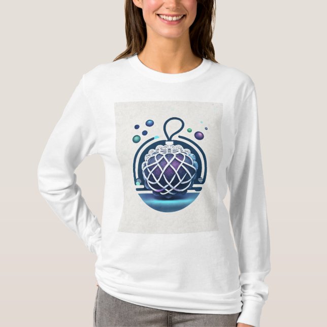 Um Design de T-Shirt cativante" (Frente)