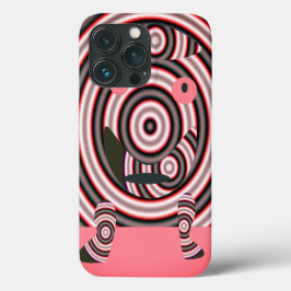 Um design rocl rosa feliz