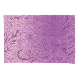 Um design roxo vibrante com tecido intrincado