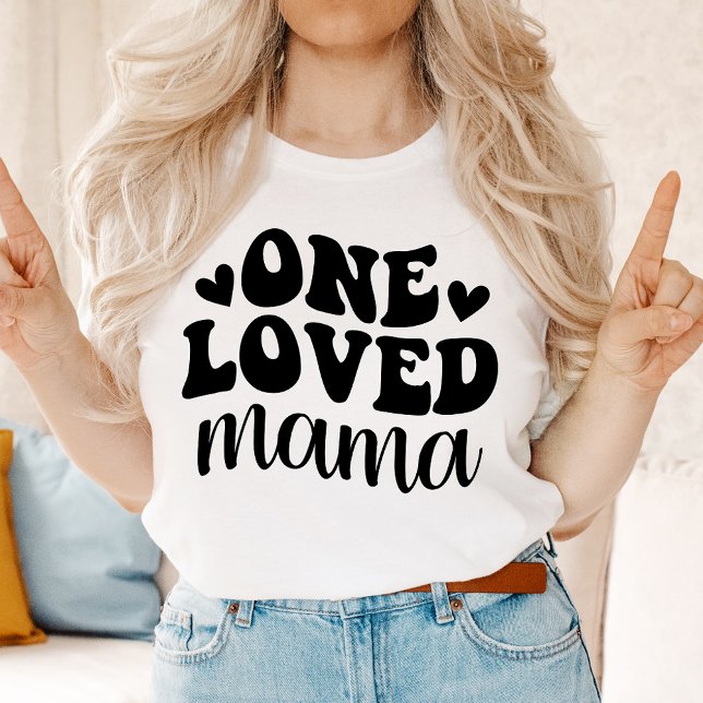 Um Dia de as mães de camiseta da mamãe amada (Criador carregado)