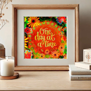 "Um dia de cada vez" Inspirivity Poster