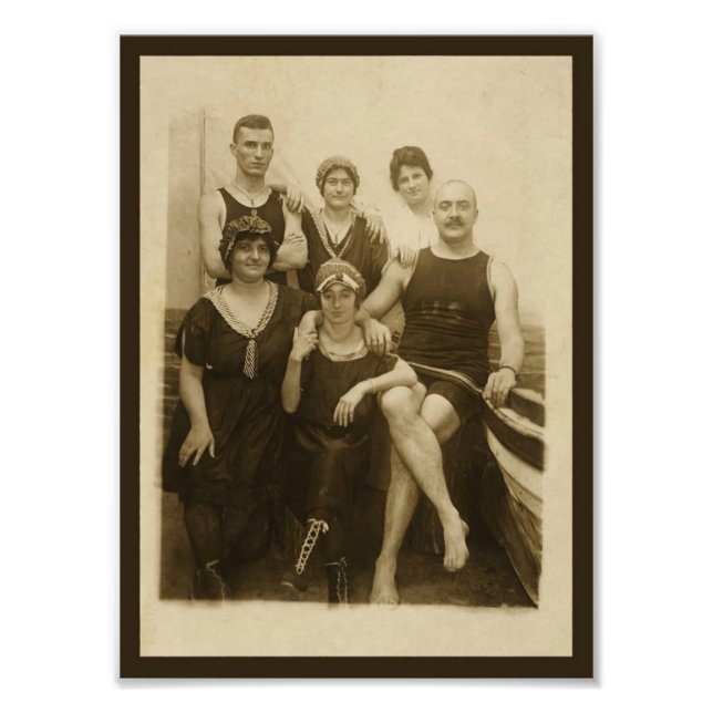 Um dia no Impressão de Foto da Praia (Frente)